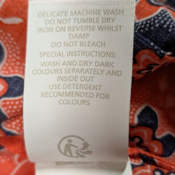 Boden Maya Top Peasant Boho Bohemian Size 6 - Picture 6 of 8